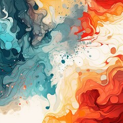 Canvas Print - abstract colorful background