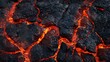 © Naknakhone - Lava texture fire background rock volcano magma molten hell hot flow flame pattern seamless. Earth lava crack volcanic texture ground fire burn explosion stone liquid black red.