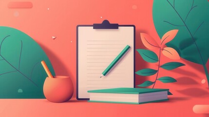 Freelancer, adaptive project management, flat design illustration