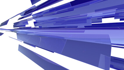 Aufkleber - blue glass abstract background .digital futurist cyber space design, cyberpunk technology, virtual r