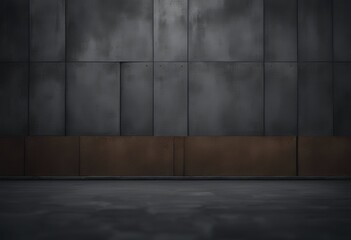 Wall Mural - background canvas blank wall aged dark architecture black building concrete ancient