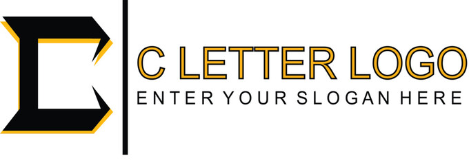 Fototapete - creative letter C logo icon set. design for business of luxury, elegant, simple.

