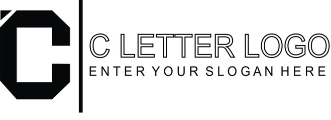 Fototapete - creative letter C logo icon set. design for business of luxury, elegant, simple.

