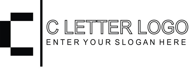 Fototapete - creative letter C logo icon set. design for business of luxury, elegant, simple.
