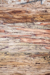 Wall Mural - Wood beam engineered for extra strength, closeup detail, as a construction detail background
