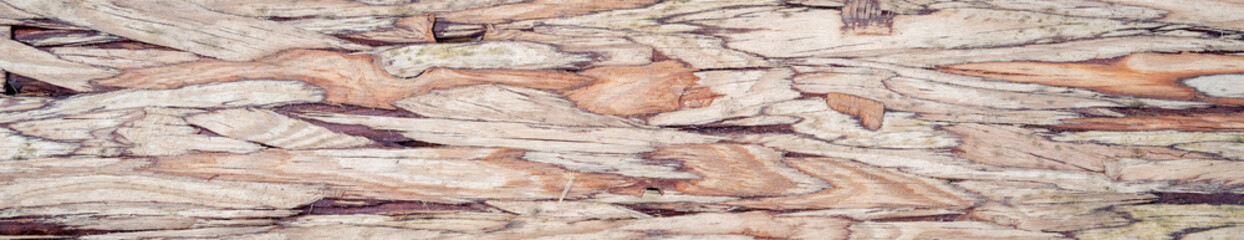 Wall Mural - Wood beam engineered for extra strength, closeup detail, as a construction detail background
