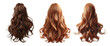© Putra - Long wavy hairstyles isolated on transparent background