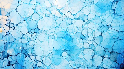 Poster - intricate light blue abstract background