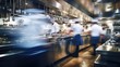 © sevector - restaurant commercial kitchen blur