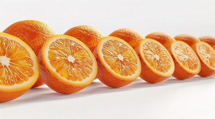 Wall Mural - orange and lemon