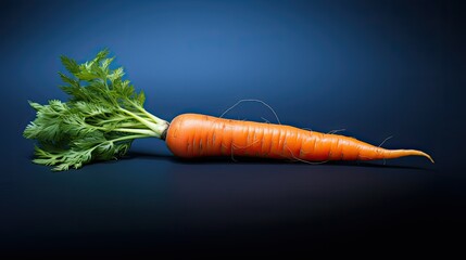 Canvas Print - dark object carrot background