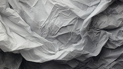 Poster - crumpled black and white textures