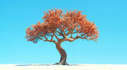 Wall Mural - tree on the beach