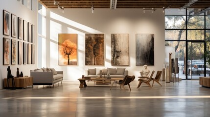 Wall Mural - modern interior shop