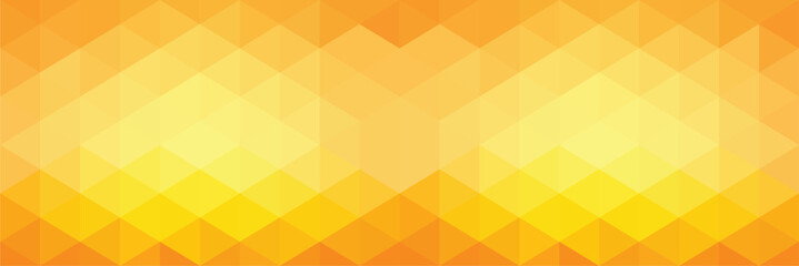 Mosaic pixel background for banner. Banner template design.