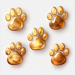 Canvas Print - golden paws 