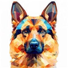 Canvas Print - illustration of a dog