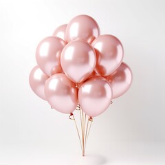 Poster - pink balloons