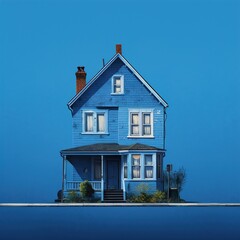 Wall Mural - house on the sky