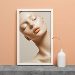 Wall Mural - facial mask on the face