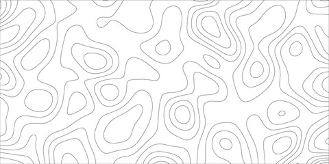 Aufkleber - Abstract background with waves Geographic mountain relief. Wave curve lines banner background design. Geographic contour map and topographic contours map. 