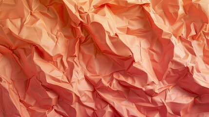 Poster - The image is of a piece of orange paper with a crumpled texture