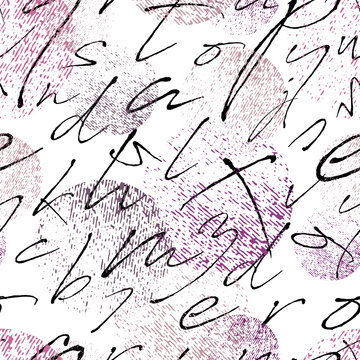 abstract background with alphabet	
