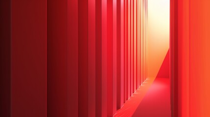 Wall Mural - Red gradient background.