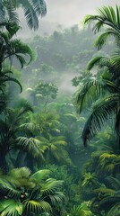 Poster - Tropical Rainforest at Dawn