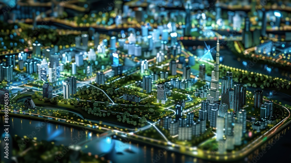 urban planning department using digital 3D models and simulations to ...