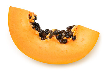 Wall Mural - Papaya isolated on white background