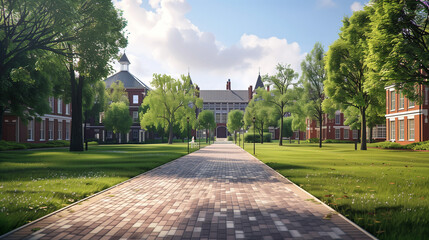 Poster - University Campus Poster blank Mockup Display your educational institutions event posters