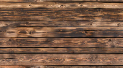 Poster - Wooden brown texture. Wooden table, wall or fence close up top view texture background. High quality hardwood planks surface. Carpentry, rough, pine, oak. Brown wooden texture