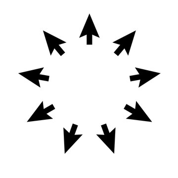 Circle decoration icon template
