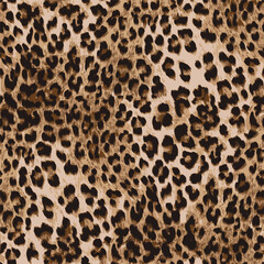 Wall Mural - Leopard skin pattern