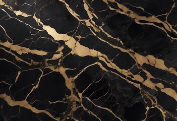 Wall Mural - marbel marble bold tiles decoration emperador art black luxury veining gold stone background texture natural lots ceramic wall contrasting abstract veins golden floor pattern