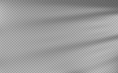 Wall Mural - abstract light effect shadow overlay from window with rays isolated transparent background.