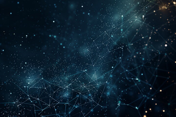 Poster - Abstract Digital Network Background