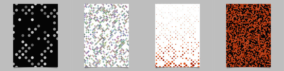 Poster - Abstract geometrical brochure background collection