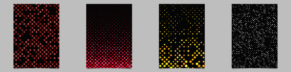 Poster - Abstract geometrical brochure background collection