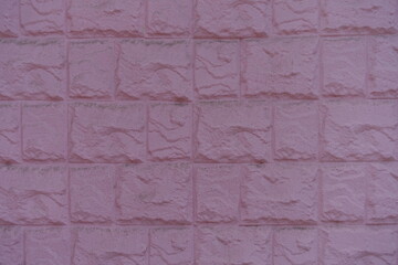 Canvas Print - Backdrop - painted pink masonry veneer wall texture