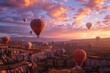 © Nico - Hot Air Balloons Soaring Over Cappadocia at Sunset