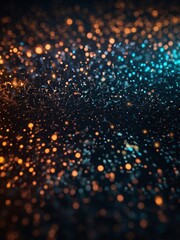 Sticker - Glowing particles on abstract tech wallpaper, communication background, high contrast