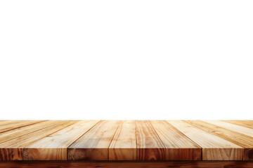 Poster - Empty wooden table top providing space for product placement