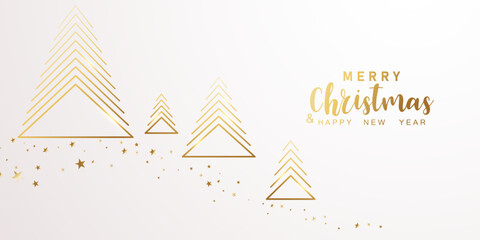 Wall Mural - Merry Christmas greeting vector design Beautiful for the festival vector illustration