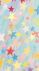 Poster - Star pattern backgrounds creativity decoration.