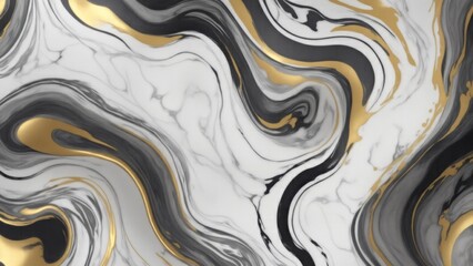 Abstract marbleized Gray creative colors Beautiful paint with the addition of gold effect background