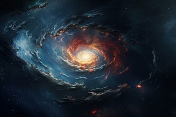 Wall Mural - Galaxy universe astronomy outdoors.