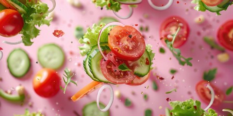 Canvas Print - Fresh vegetable mix