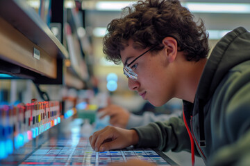 Sticker - Student Learning Periodic Table Elements